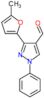 3-(5-methylfuran-2-yl)-1-phenyl-1H-pyrazole-4-carbaldehyde