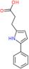 3-(5-phenyl-1H-pyrrol-2-yl)propanoic acid