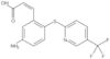 3-[5-Amino-2-[[5-(trifluoromethyl)-2-pyridinyl]thio]phenyl]-2-propenoic acid