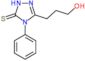 5-(3-hydroxypropyl)-4-phenyl-2,4-dihydro-3H-1,2,4-triazole-3-thione