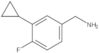 3-Cyclopropyl-4-fluorbenzylmethanamin