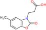 3-(5-methyl-2-oxo-1,3-benzoxazol-3(2H)-yl)propanoic acid