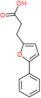 3-(5-phenylfuran-2-yl)propanoic acid