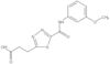 5-[[(3-Methoxyphenyl)amino]carbonyl]-1,3,4-thiadiazole-2-propanoic acid