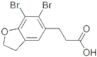 3-(6,7-Dibromo-2,3-dihydrobenzofuran-5-yl)propanoic Acid