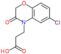 6-Chloro-2,3-dihydro-3-oxo-4H-1,4-benzoxazine-4-propionic acid