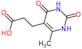 3-(6-methyl-2,4-dioxo-1,2,3,4-tetrahydropyrimidin-5-yl)propanoic acid