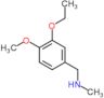 1-(3-ethoxy-4-methoxyphenyl)-N-methylmethanamine