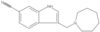 3-[(Hexahidro-1H-azepin-1-il)metil]-1H-indol-6-carbonitrilo