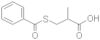 3-(benzoylthio)-2-methylpropionic acid