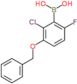 (3-benzyloxy-2-chloro-6-fluoro-phenyl)boronic acid