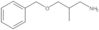 1-Propanamine, 2-methyl-3-(phenylmethoxy)-