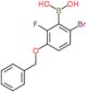 (3-benzyloxy-6-bromo-2-fluoro-phenyl)boronic acid
