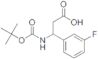 3-(Boc-amino)-3-(3-fluorophenyl)propionic acid