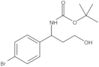 Carbamic acid, N-[1-(4-bromophenyl)-3-hydroxypropyl]-, 1,1-dimethylethyl ester