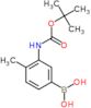 {3-[(tert-butoxycarbonyl)amino]-4-methylphenyl}boronic acid