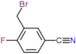 3-(bromomethyl)-4-fluorobenzonitrile