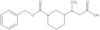 1-(Phenylmethyl) 3-[(carboxymethyl)methylamino]-1-piperidinecarboxylate