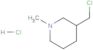 3-chloromethyl-1-methylpiperidinium chloride