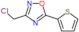 3-(chloromethyl)-5-thiophen-2-yl-1,2,4-oxadiazole