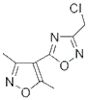 3-(CHLOROMETHYL)-5-(3,5-DIMETHYLISOXAZOL-4-YL)-1,2,4-OXADIAZOLE