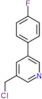 3-(chloromethyl)-5-(4-fluorophenyl)pyridine