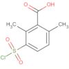 Benzoic acid, 3-(chlorosulfonyl)-2,6-dimethyl-