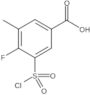 3-(Chlorosulfonyl)-4-fluoro-5-methylbenzoic acid