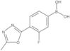 B-[3-Fluoro-4-(5-methyl-1,3,4-oxadiazol-2-yl)phenyl]boronic acid