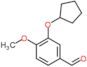 3-(Cyclopentyloxy)-4-methoxybenzaldehyde