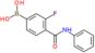 [3-fluoro-4-(phenylcarbamoyl)phenyl]boronic acid