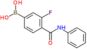 B-[3-Fluoro-4-[(phenylamino)carbonyl]phenyl]boronic acid