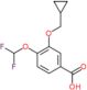 3-Cyclopropylmethoxy-4-difluoromethoxybenzoic acid