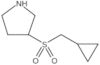 3-[(Cyclopropylméthyl)sulfonyl]pyrrolidine