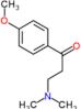 3-(dimethylamino)-1-(4-methoxyphenyl)propan-1-one hydrochloride (1:1)