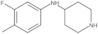 N-(3-Fluoro-4-methylphenyl)-4-piperidinamine