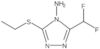 3-(Difluoromethyl)-5-(ethylthio)-4H-1,2,4-triazol-4-amine