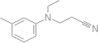 3-(N-ethyl-m-toluidino)propiononitrile