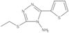 3-(Ethylthio)-5-(2-thienyl)-4H-1,2,4-triazol-4-amin