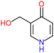 4(1H)-Pyridinone,3-(hydroxymethyl)-(9CI)