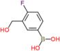 [4-fluoro-3-(hydroxymethyl)phenyl]boronic acid