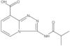 3-[(2-Methyl-1-oxopropyl)amino]-1,2,4-triazolo[4,3-a]pyridine-8-carboxylic acid