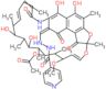 (8Z,24E)-5,6,17,19-tetrahydroxy-23-methoxy-2,4,12,16,18,20,22-heptamethyl-1,9,11-trioxo-8-{[2-(pyridin-4-ylcarbonyl)hydrazino]methylidene}-1,2,8,9-tetrahydro-2,7-(epoxypentadeca[1,11,13]trienoimino)naphtho[2,1-b]furan-21-yl acetate