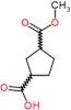 3-(methoxycarbonyl)cyclopentanecarboxylic acid