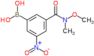 [3-[methoxy(methyl)carbamoyl]-5-nitro-phenyl]boronic acid