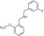 1-(3-fluorophenyl)-N-(2-methoxybenzyl)methanamine