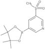 3-(Methylsulfonyl)-5-(4,4,5,5-tetramethyl-1,3,2-dioxaborolan-2-yl)pyridine