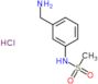 N-[3-(aminomethyl)phenyl]methanesulfonamide hydrochloride