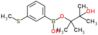 (2-hydroxy-1,1,2-trimethyl-propoxy)-(3-methylsulfanylphenyl)borinic acid