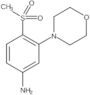 4-(Methylsulfonyl)-3-(4-morpholinyl)benzenamine